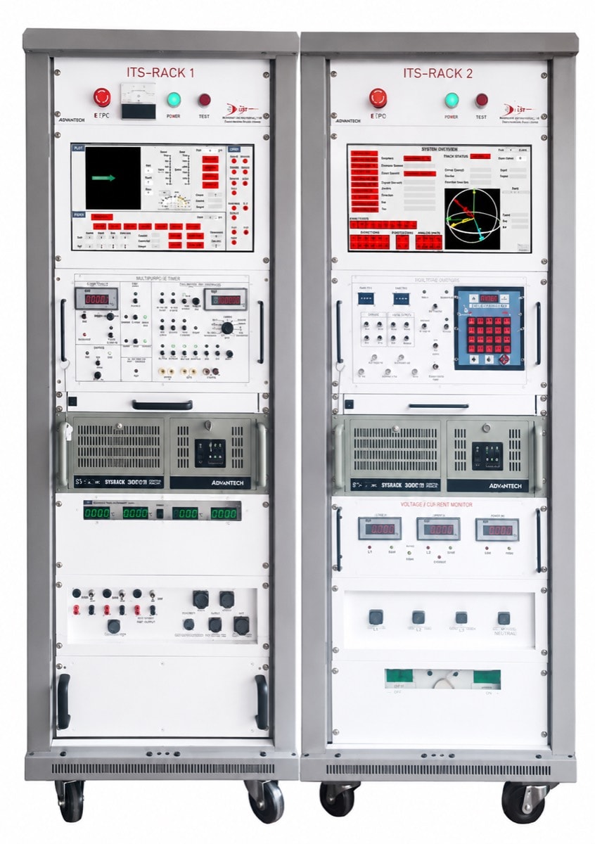 Automated test equipment racks